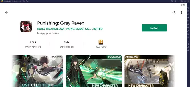 install Punishing: Gray Raven